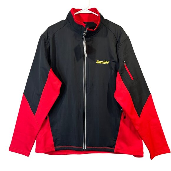 NEW Elevate Sonoma Hybrid Jacket Men's Size XXL Havoline Chevron Lightweight NWT - Picture 1 of 15